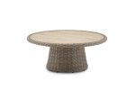 Malta Outdoor Round Pedestal Coffee Table Online Hot Sale