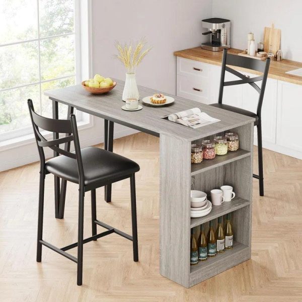 3 - Piece Three Leg Dining Set Discount