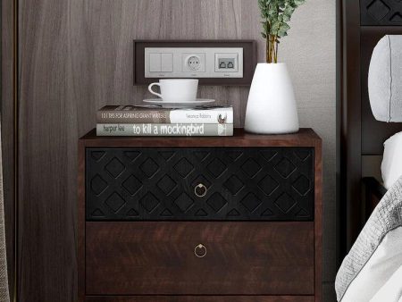 Bedside Table In Brown Colour Supply