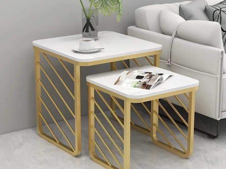 Square Sofa Side Nesting Tables Set Online