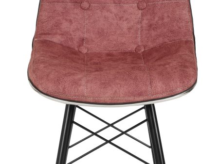 Adiko Lounge Stool in Cherry Fashion