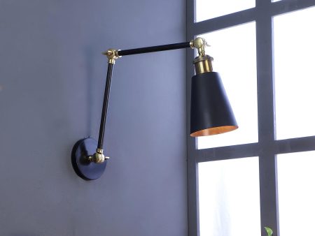 Morden Black Metal Wall Light by SS Lightings For Discount