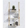 WALL DÉCOR SHELF  3 TIER WHITE For Discount