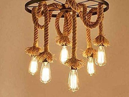 Pendant Hamp Rope Edison Hanging Lights Cheap