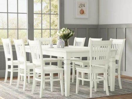 Butterfly Leaf Rubberwood Solid Wood Dining Table Set Online