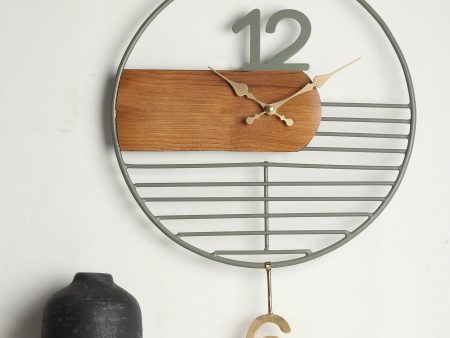 Ringmaster Wall Clock in Gold Online now