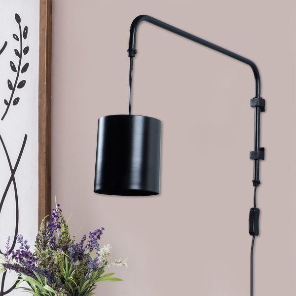 Cicero Black Metal Wall Light by SS Lightings For Cheap