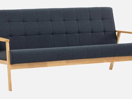 3 Seater Sofa In Blue Colour on Sale