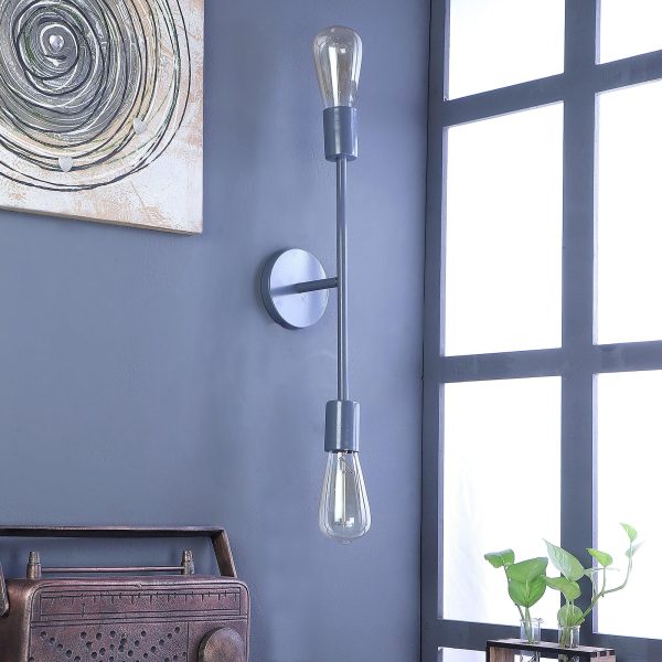 Filo Grey Metal Wall Light by SS Lightings Sale