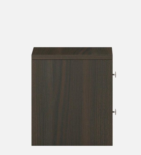 Verona Bedside Table in Fumed Oak Finish with Drawers For Cheap