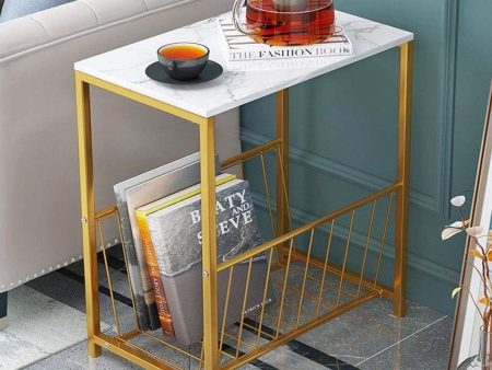 Lynet Rectangular Sofa Side Table for Living Room Hot on Sale