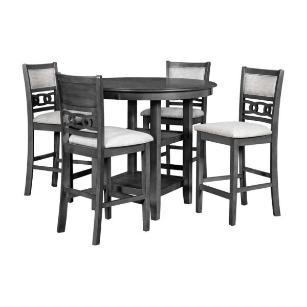 4 - Person Round Solid Wood Dining Set Hot on Sale