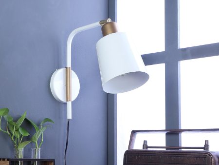 Norell White Metal Wall Light by SS Lightings Hot on Sale