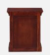 Sheesham Wood LHS Bedside Table in Scratch Resistant Honey Oak Finish on Sale