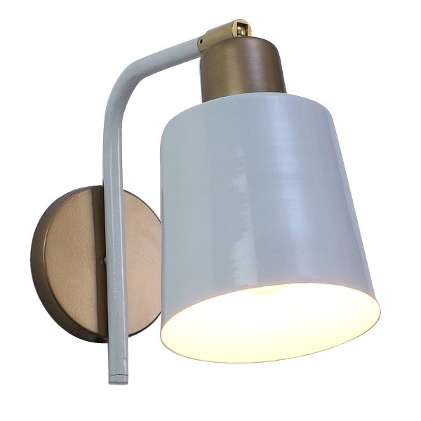 Two-Way White Metal Wall Light by SS Lightings Fashion