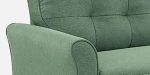 Fabric 3 Seater Sofa In Green Colour Sale