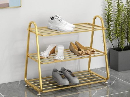 ELEGANT 3 -Tier Metal Shoe Rack. Discount