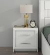 Arctic Bedside Table in High Gloss White Finish Online Hot Sale