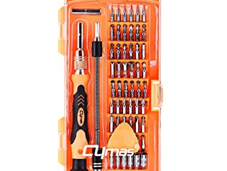 Cymas Precision Screwdriver Set, 58 in 1 with 54 Bits Magnetic Driver Kit,Electronics Repair &Disassemble Tool Kit for PC, iphone 7,iphone 6 and other Smart Phone, Tablet,Game Console, Clock, etc. Supply