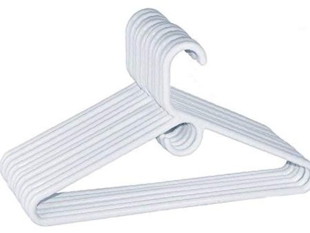 1InTheHome Heavy Duty White Hangers Tubular Plastic Hangers, Set of 24 (Heavy Duty) Online Hot Sale